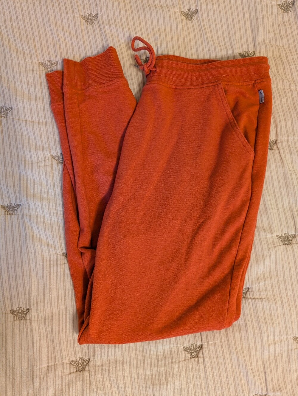 Eddie Bauer Coral Jogger Sweatpants Size Medium Stretch Waist With Drawstring - Picture 11 of 12